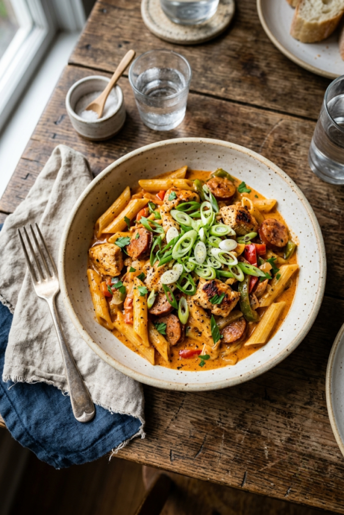 Creamy Cajun Chicken Pasta