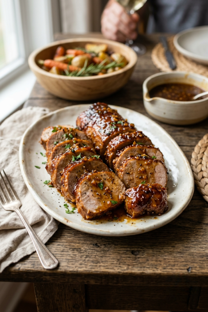 Honey Garlic Pork Tenderloin