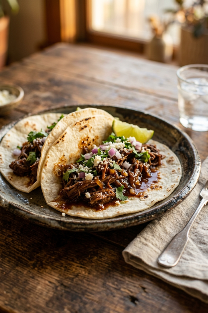 Dr. Pepper Glazed Shredded Beef