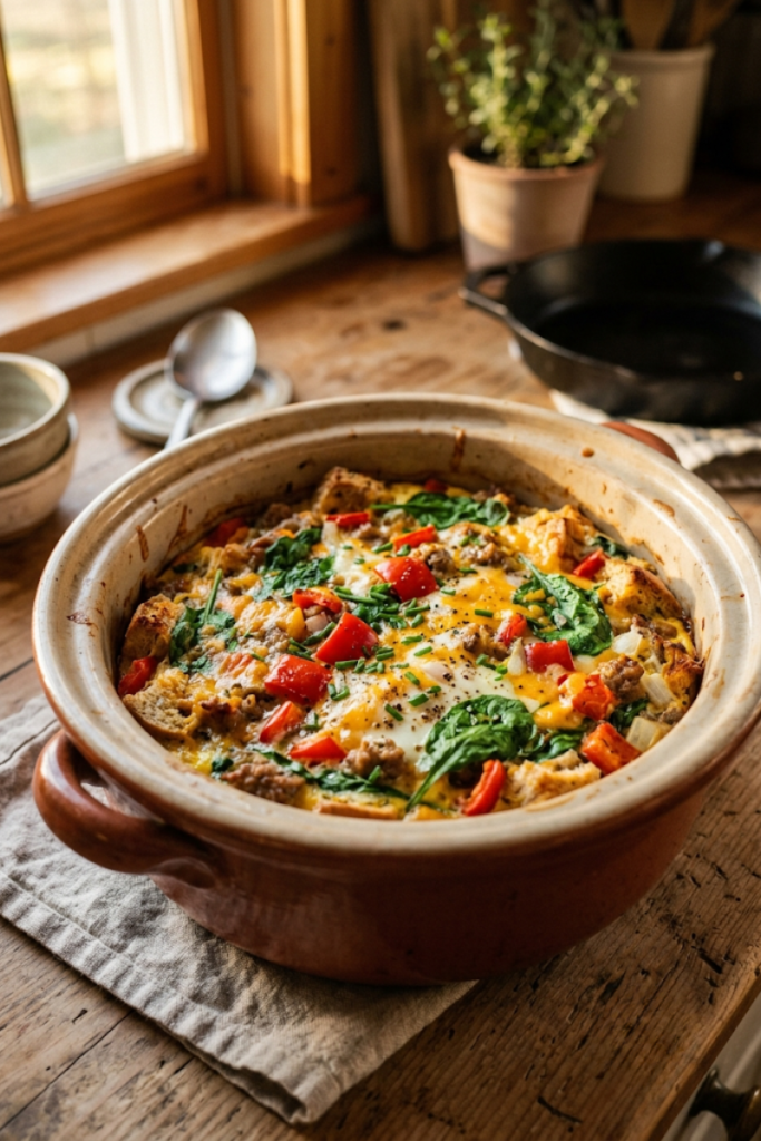 Mediterranean Breakfast Casserole