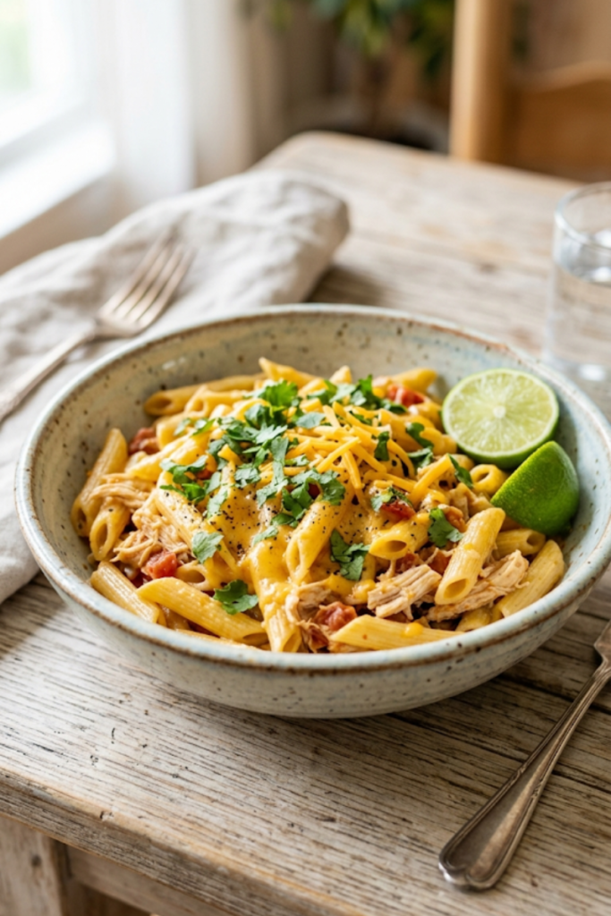 Zesty Chicken Taco Pasta