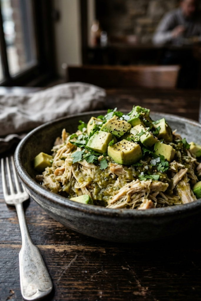 Salsa Verde Chicken Bowls