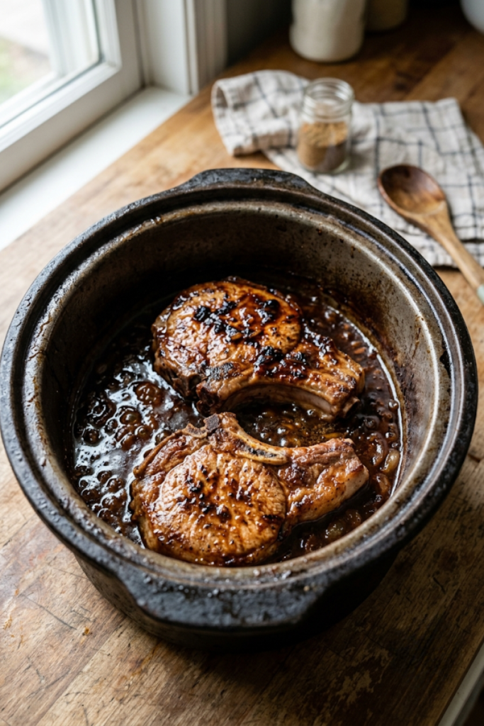 Maple BBQ Pork Chops