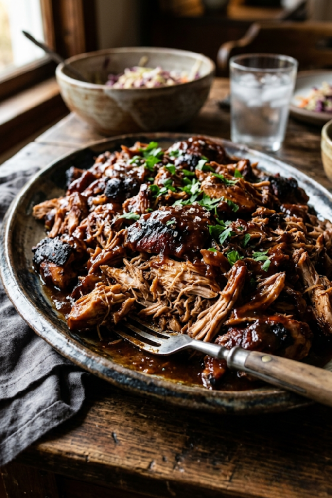 Sweet and Smoky Pulled Chicken