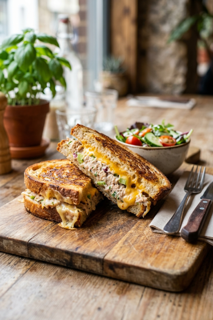 Quick Tuna Melt Panini