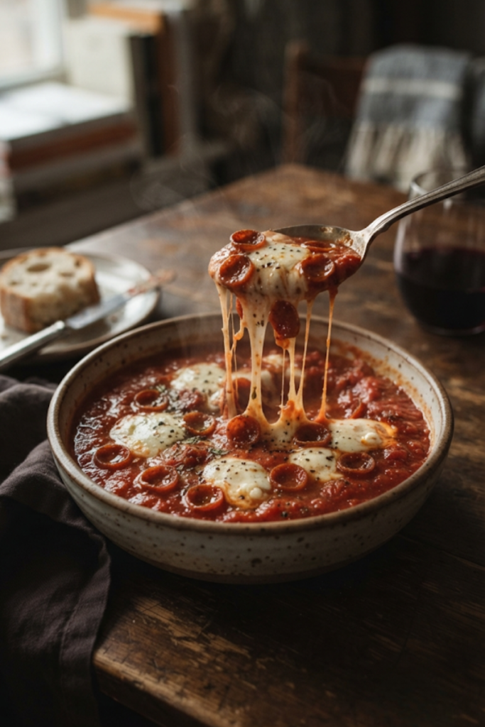 Comforting Pizza Soup