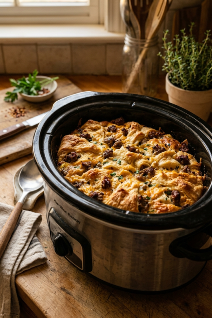 Crescent Roll Breakfast Casserole