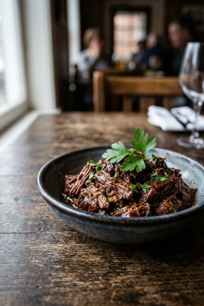 Balsamic Glazed Shredded Beef