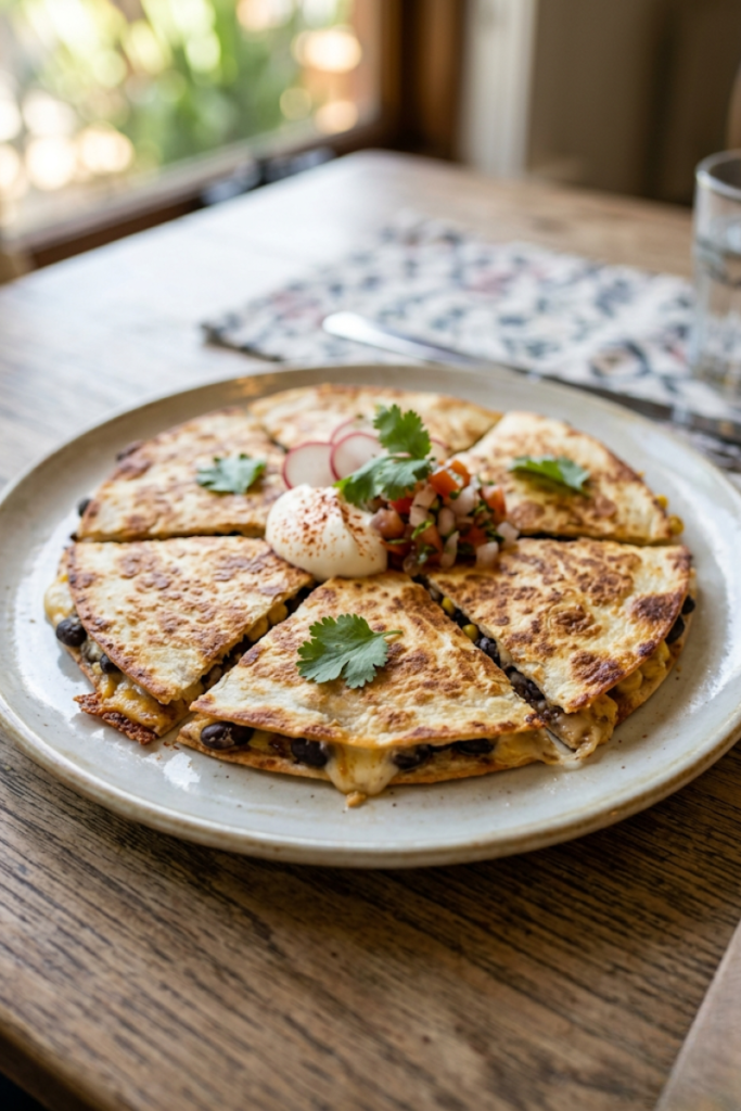 Black Bean Quesadillas