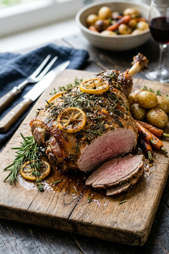 Lemon and Rosemary Infused Lamb