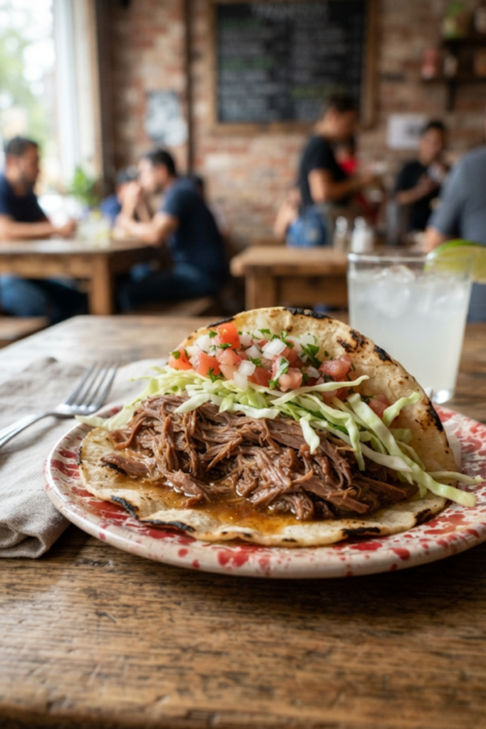 Slow Cooker Shredded Beef Tacos