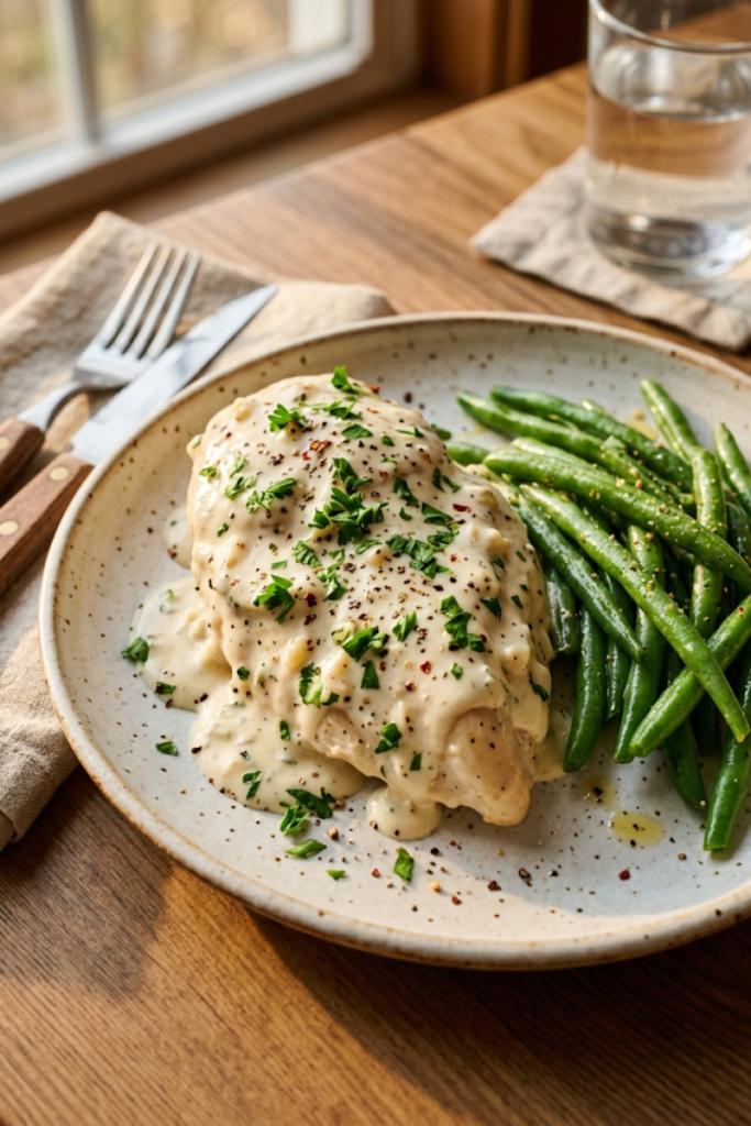 Creamy Garlic Herb Chicken