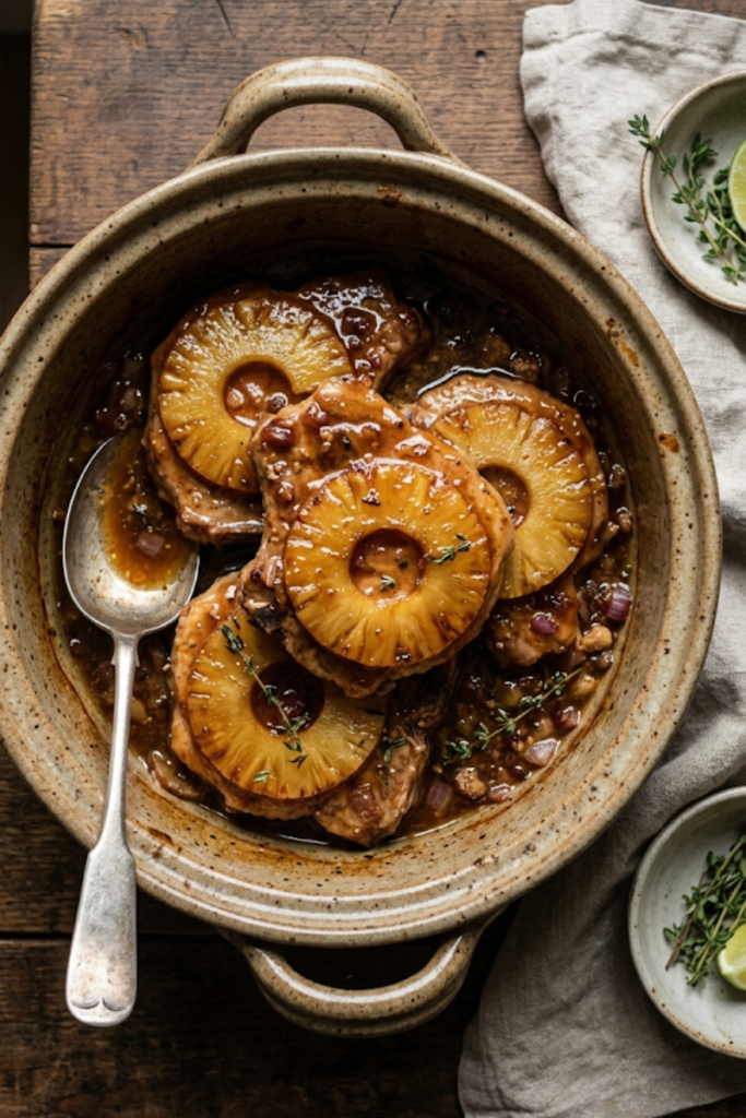 Pineapple Hawaiian Pork Chops