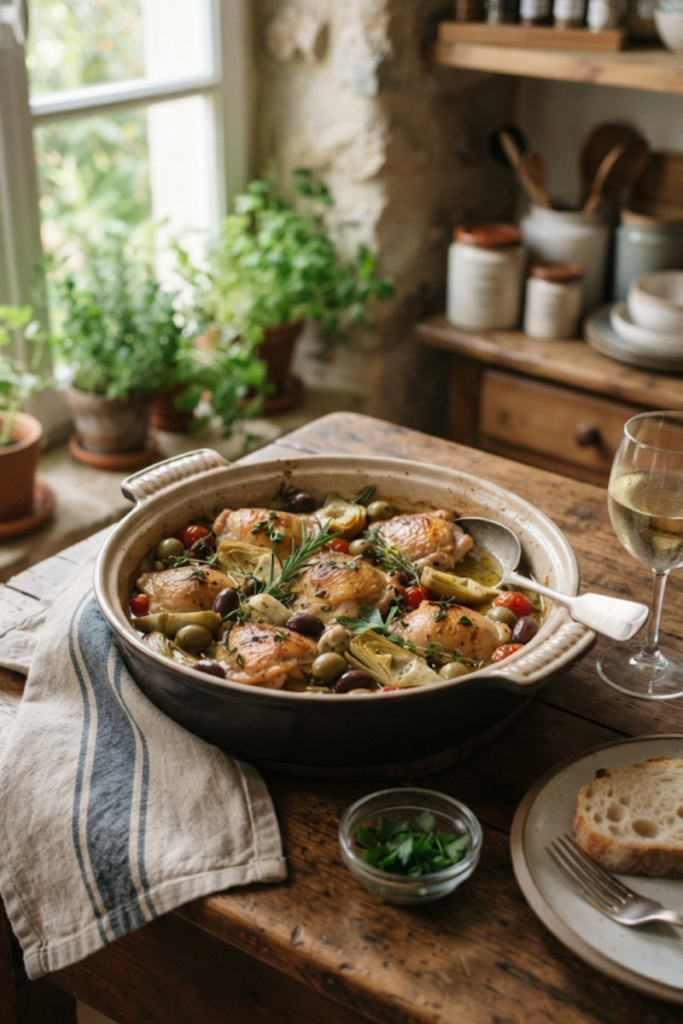 Mediterranean Artichoke Chicken