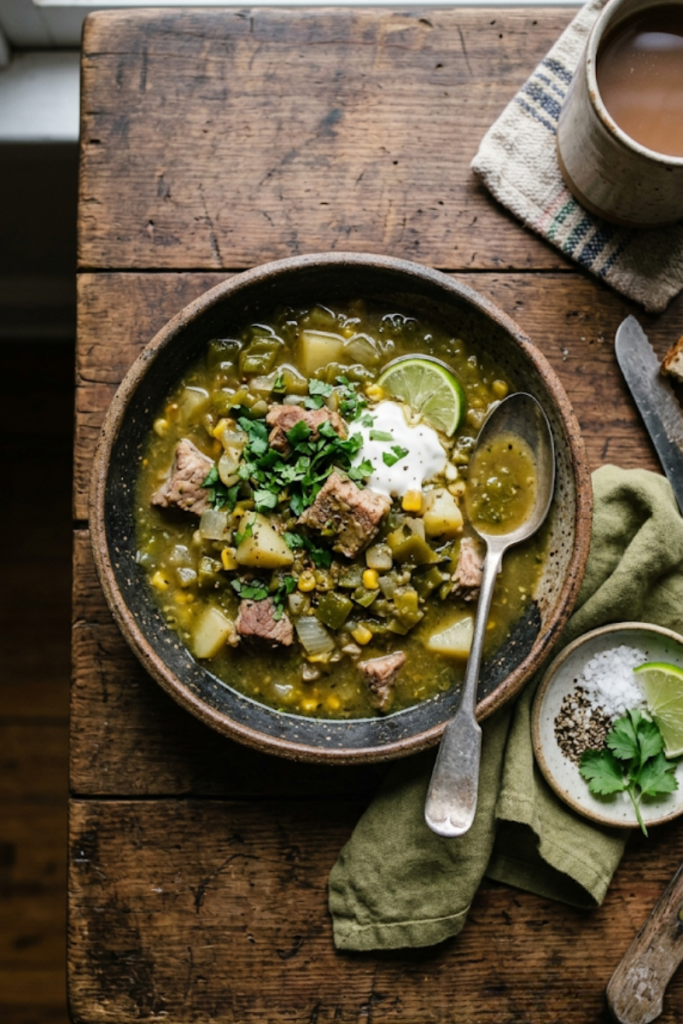 Mild Green Chile and Pork Stew