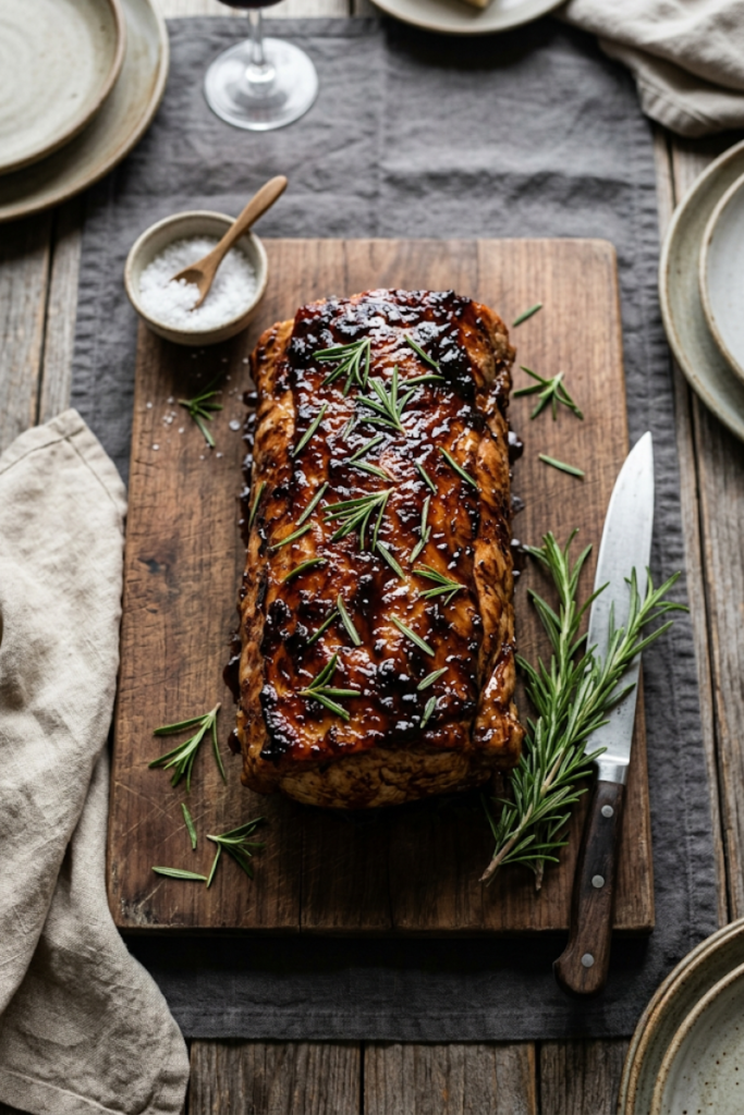 Balsamic Glazed Pork Loin