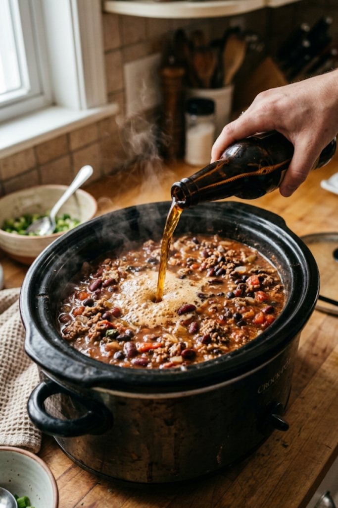 Craft Beer Braised Chili