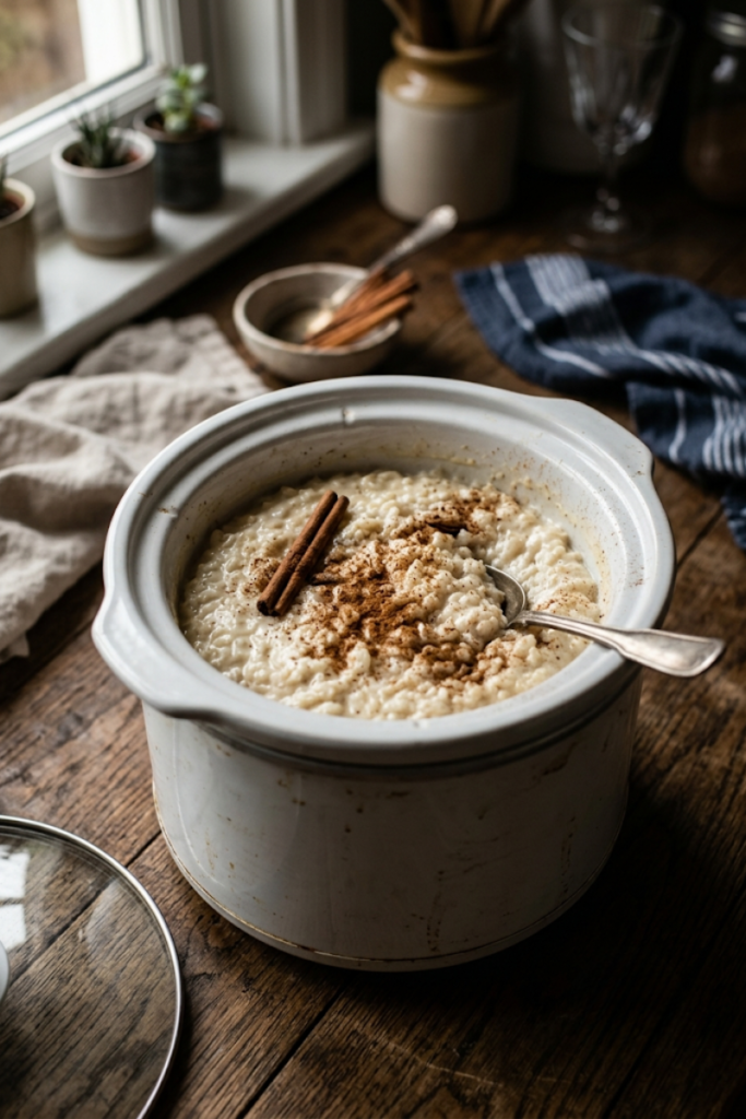 Overnight Breakfast Rice Pudding