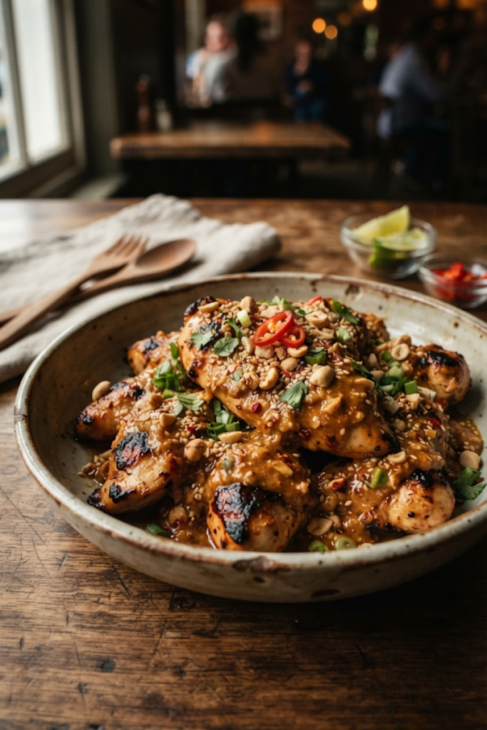 Satay Style Chicken