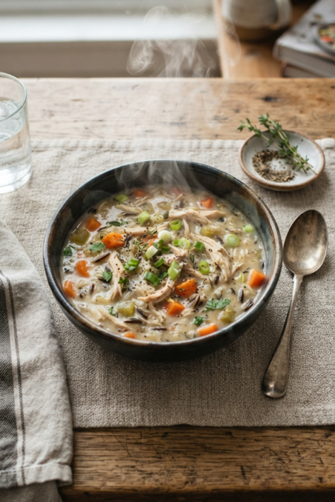 Creamy Chicken and Wild Rice Soup