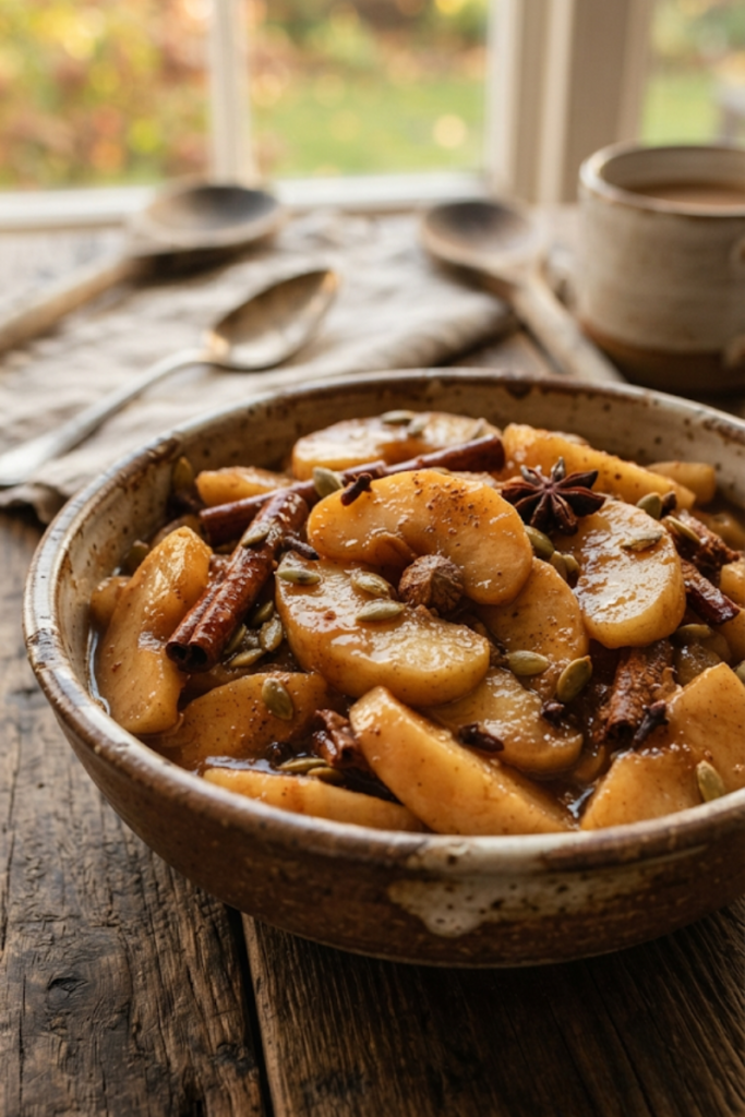 Slow Cooker Pumpkin Spiced Apples