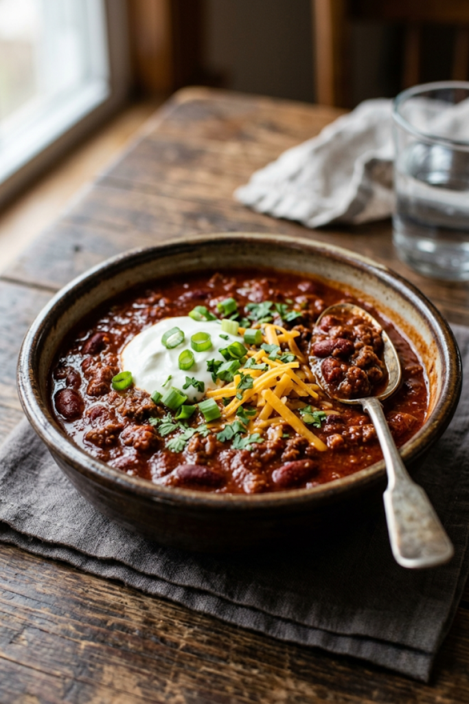 Masa Harina Thickened Chuck Chili