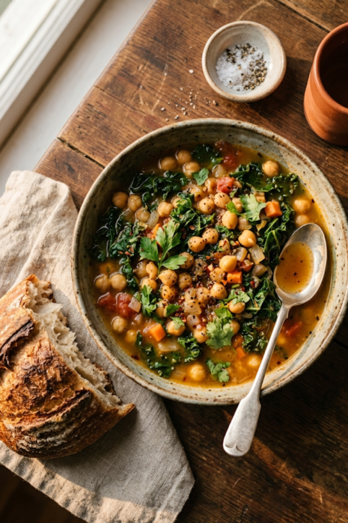 Smoky Chickpea and Kale Stew