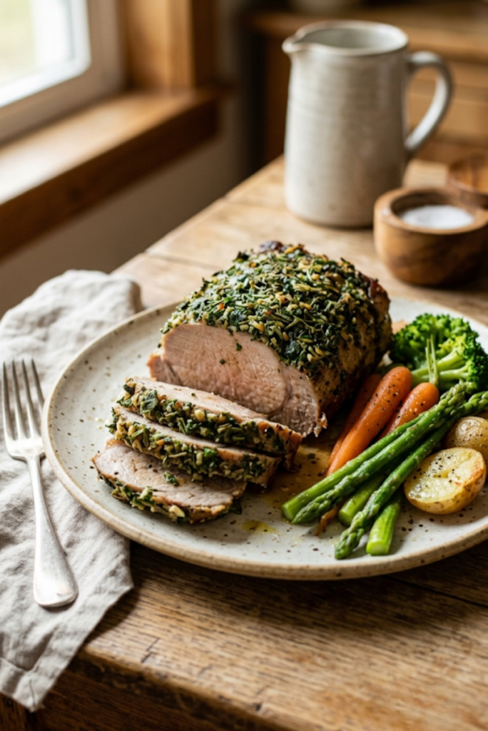 Savory Herb-Crusted Pork Roast