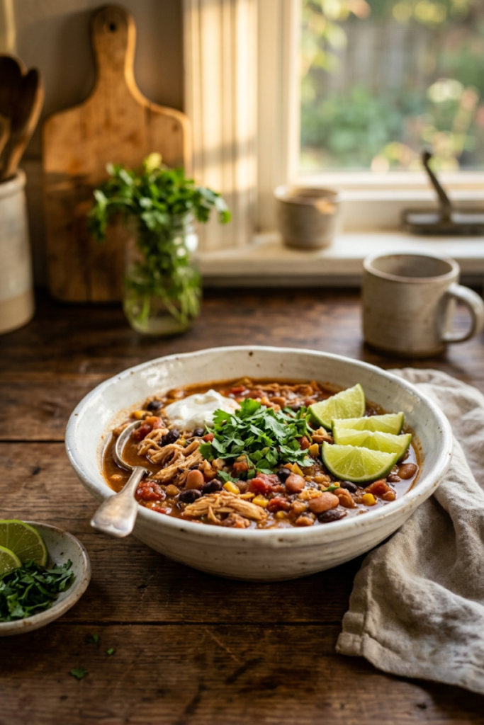 Spicy Southwest Chicken Chili