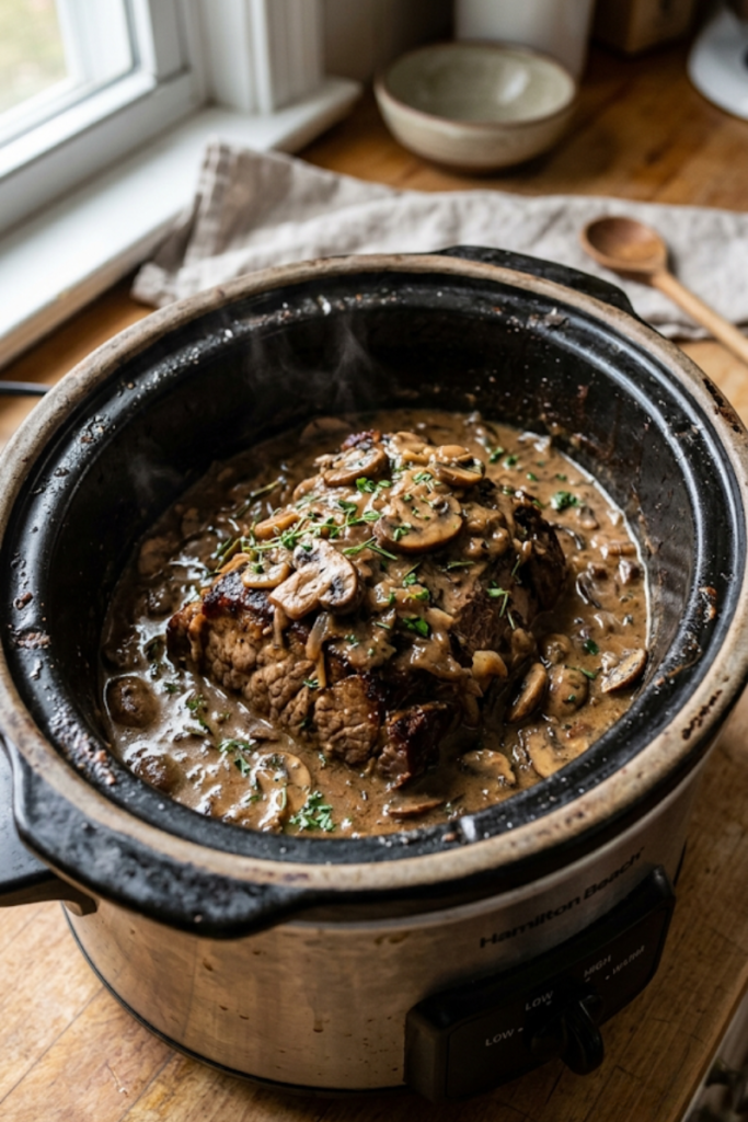 Creamy Mushroom Pork