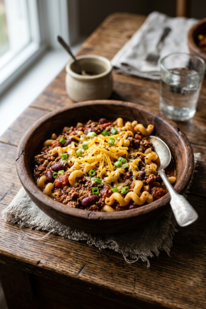 Creamy Pasta Chili Pot