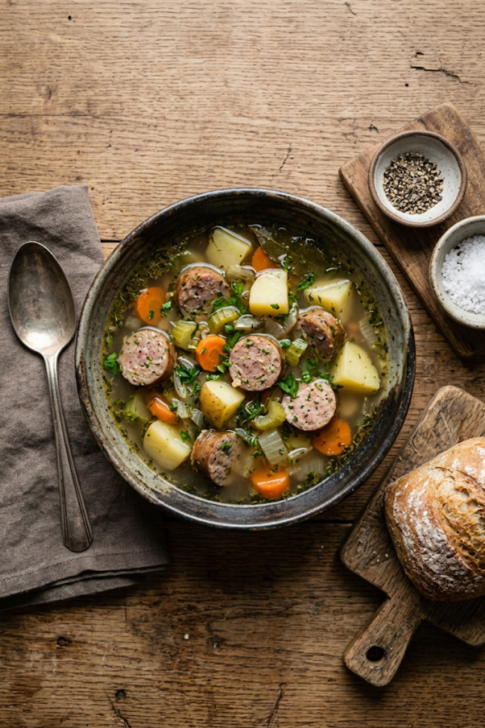 Rustic Sausage and Potato Stew