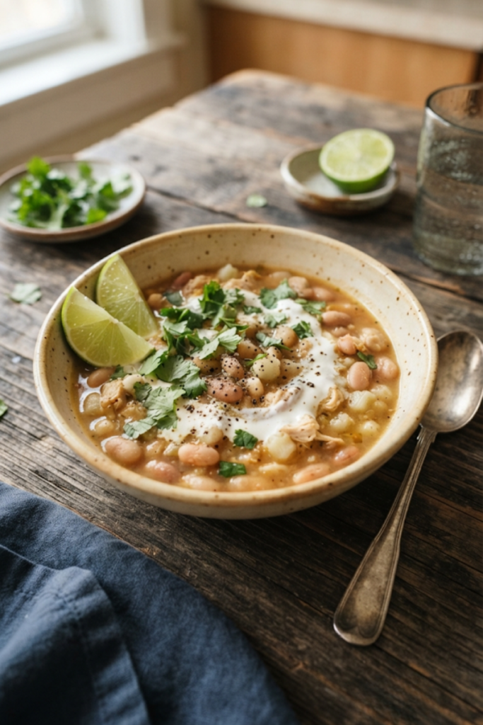 Hearty Turkey and White Bean Chili