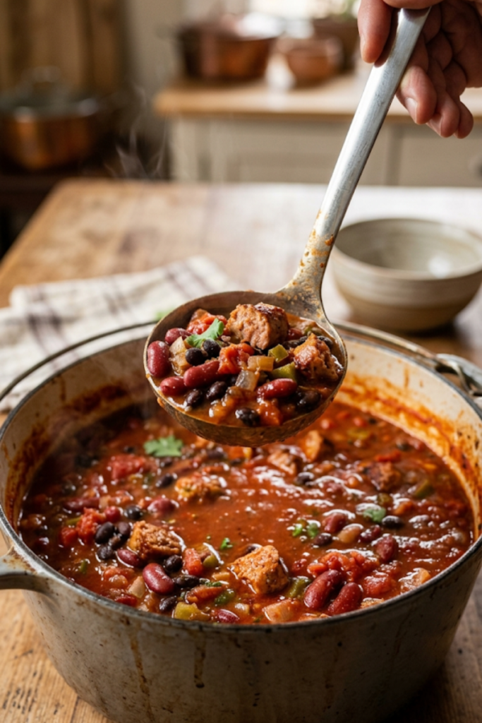 Four-Bean Italian Sausage Chili