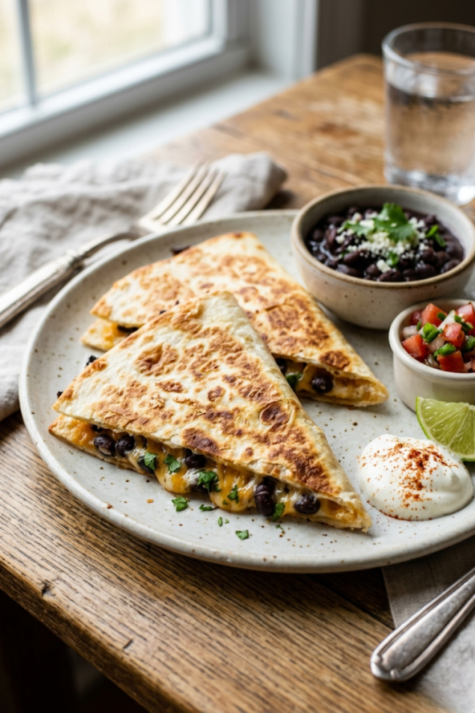 Black Bean Quesadillas