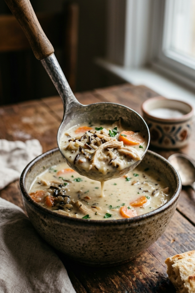 Creamy Chicken and Wild Rice Soup