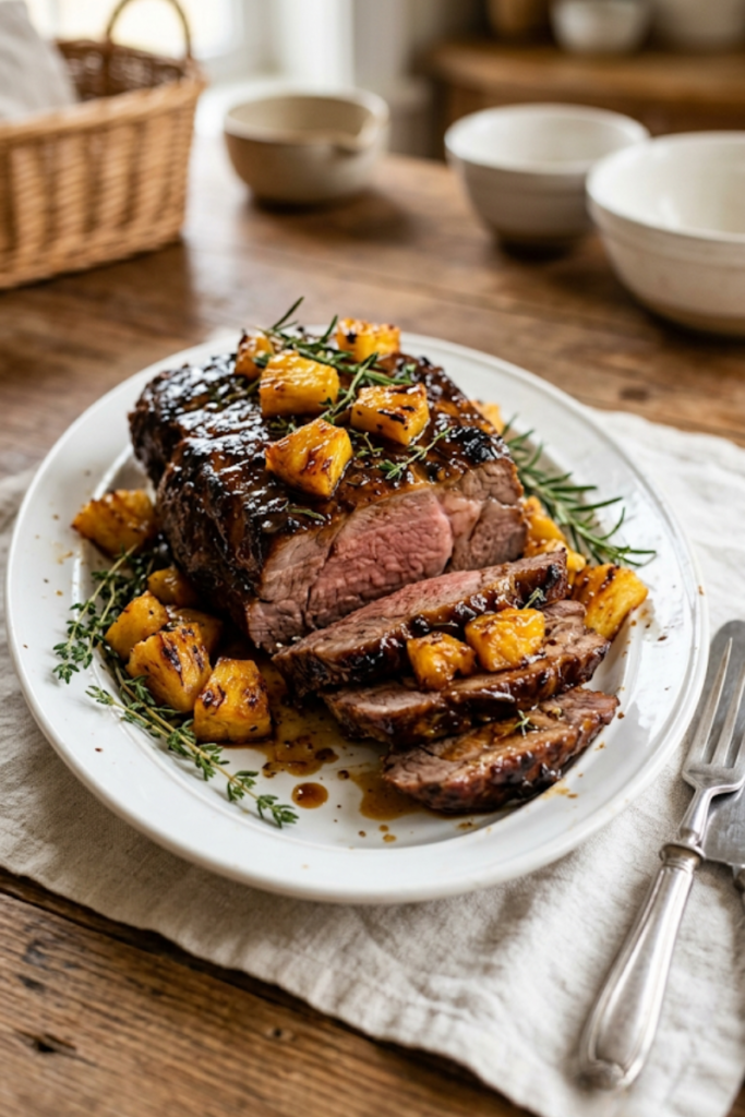Teriyaki Pineapple Roast