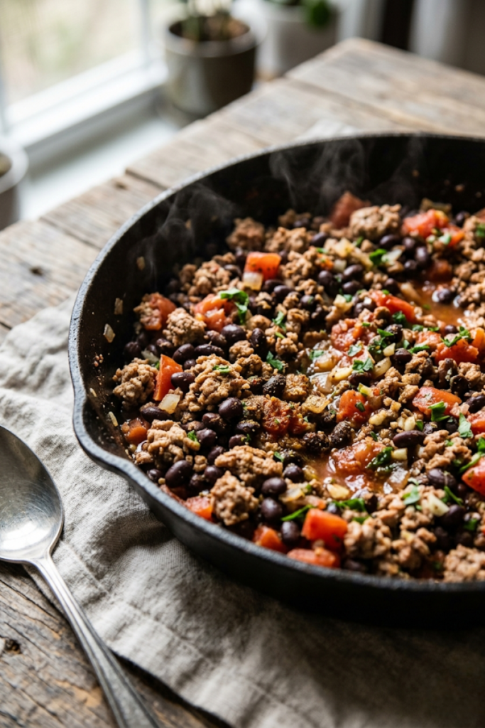 Turkey Taco Skillet