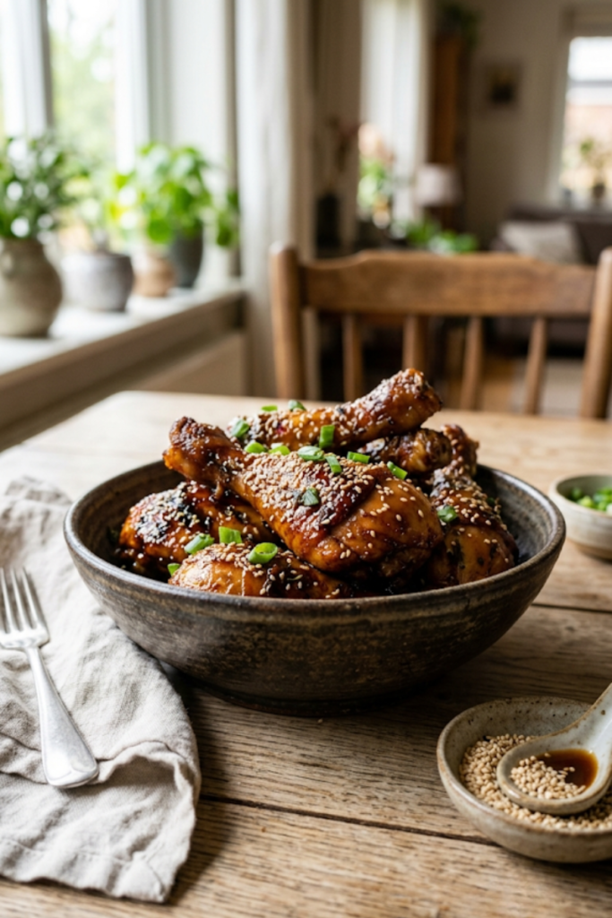 Honey Garlic Chicken Drumsticks