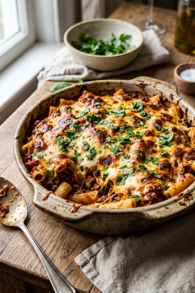 Cheesy Baked Ziti