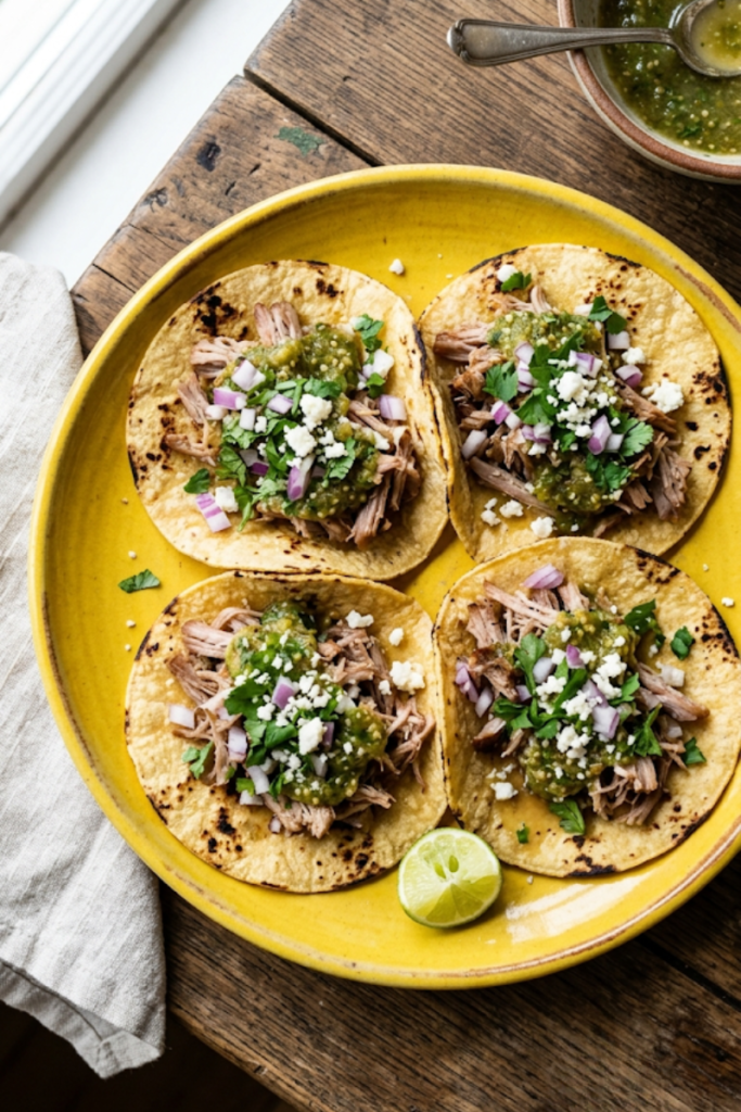  Salsa Verde Pork Tacos