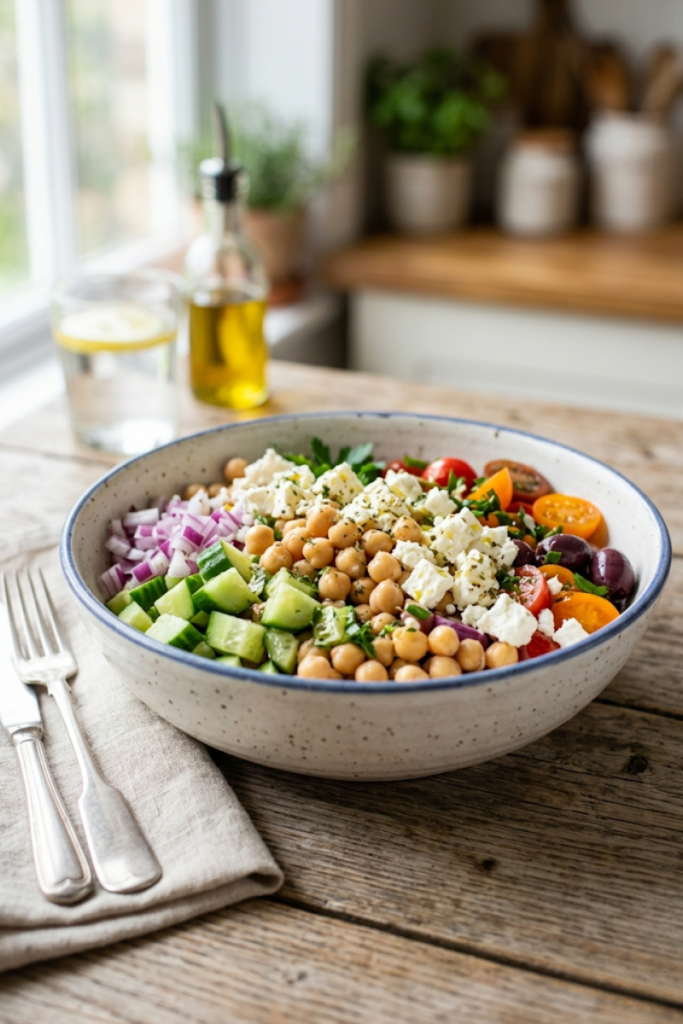Mediterranean Chickpea Salad