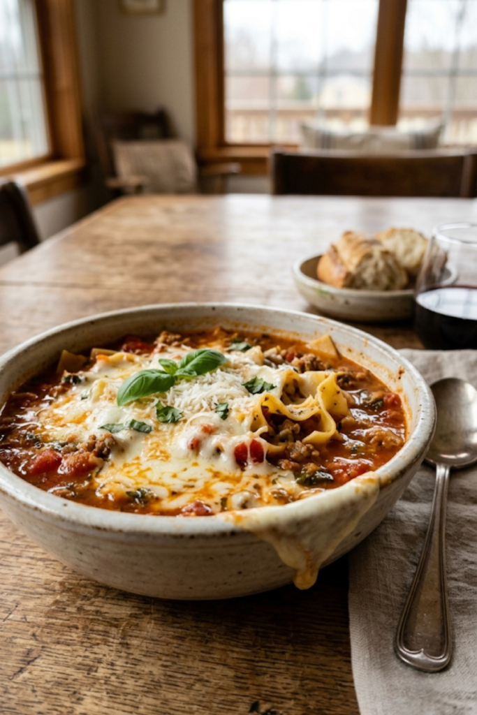 Lasagna Soup