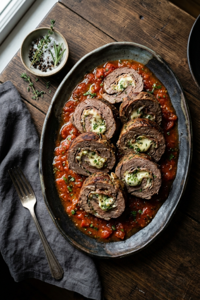 Beef Braciole in Marinara