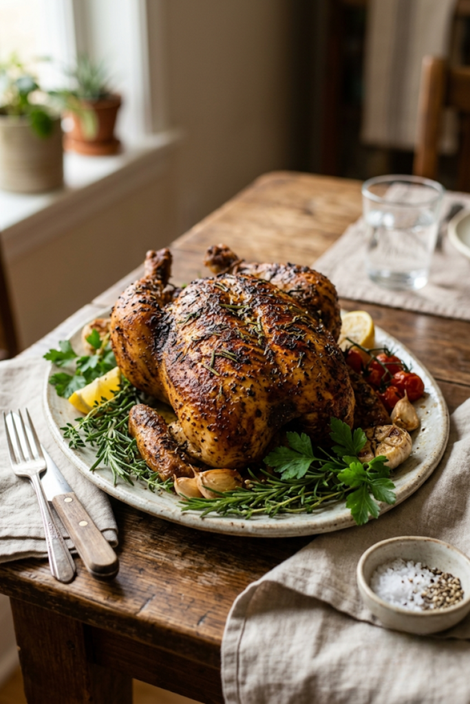 Rotisserie-Style Slow Cooker Chicken