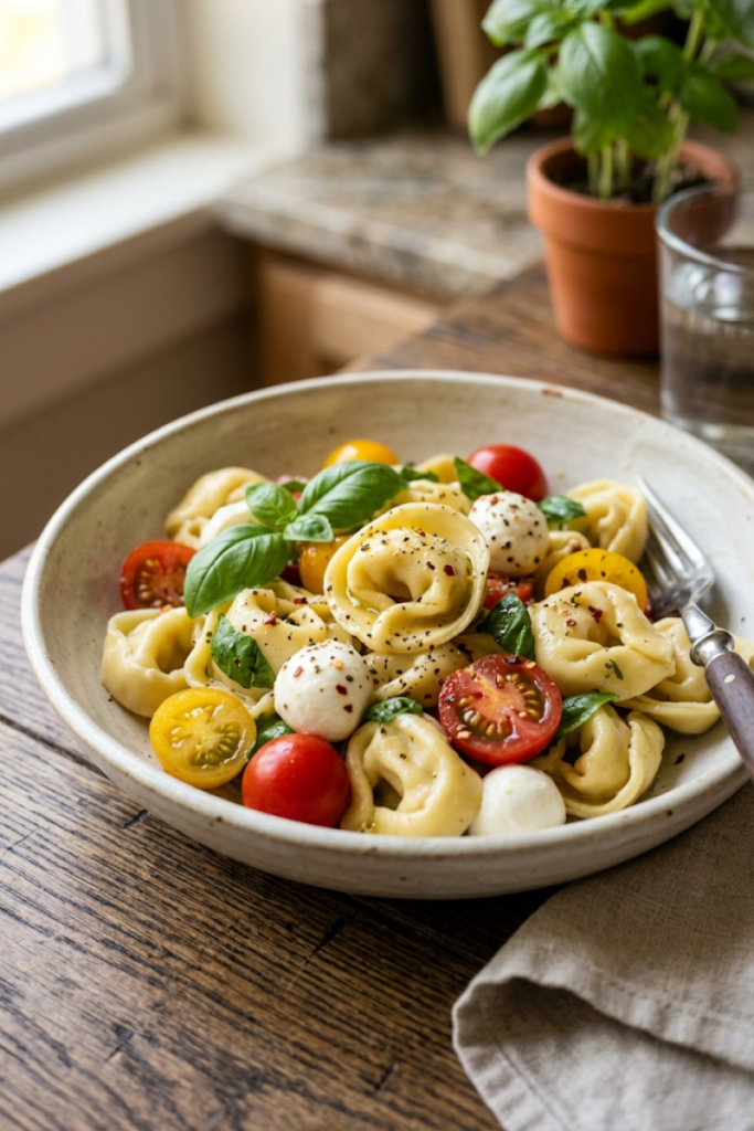 Caprese Tortellini Bowl