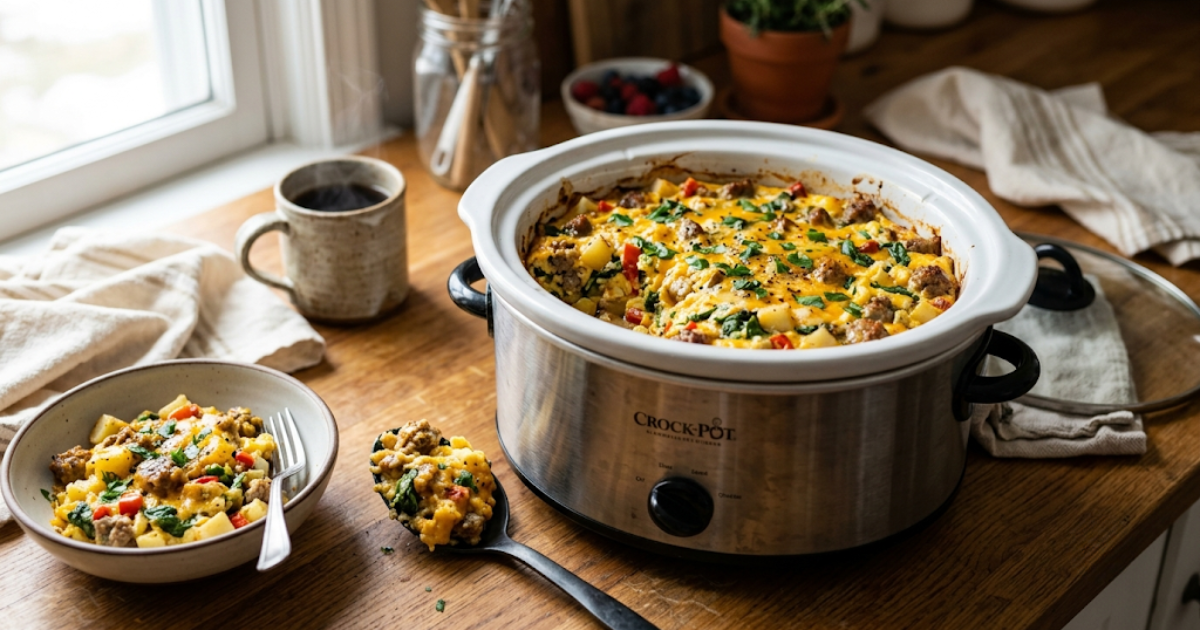 18 Crockpot Breakfast Recipes for Overnight Cooking