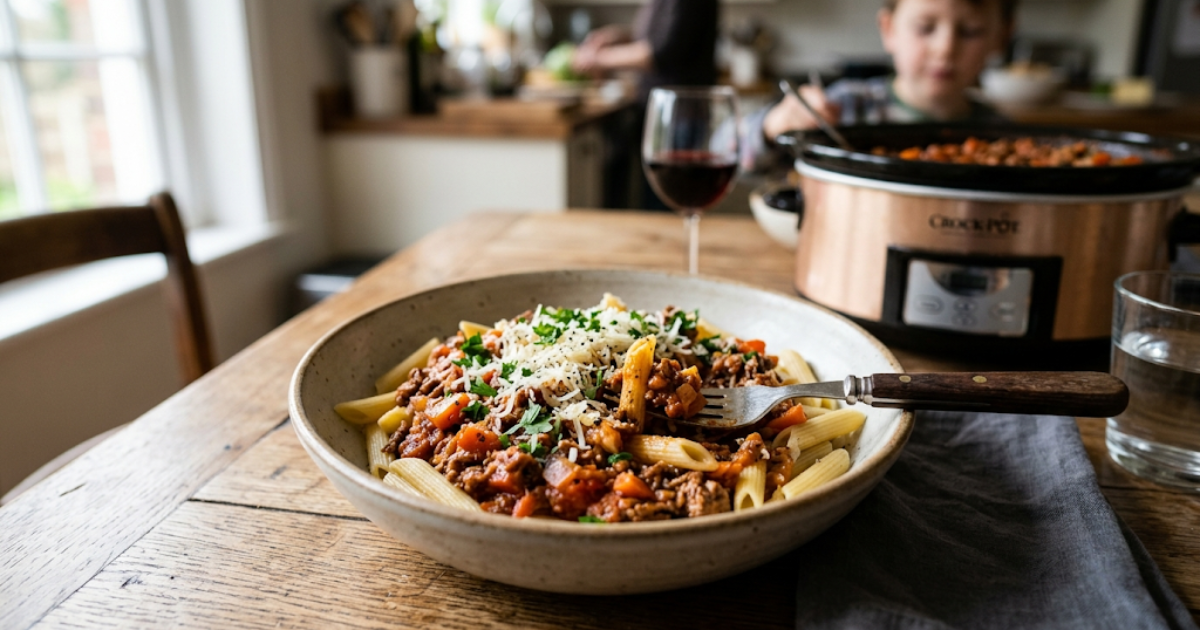 12 Slow Cooker Pasta Dinners the Family Loves
