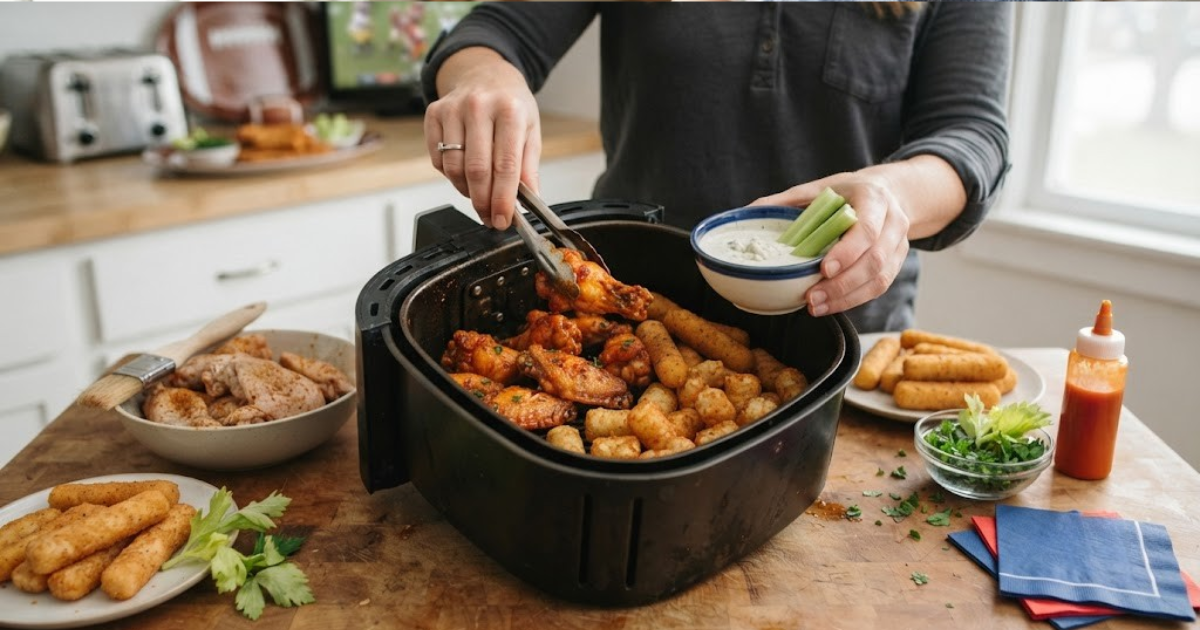 air fryer party snacks 10 Air Fryer Super Bowl Snacks for the Crowd