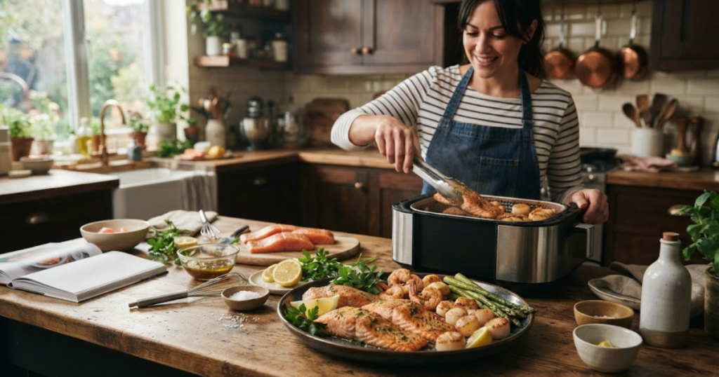 13 Air Fryer Salmon and Seafood Recipes